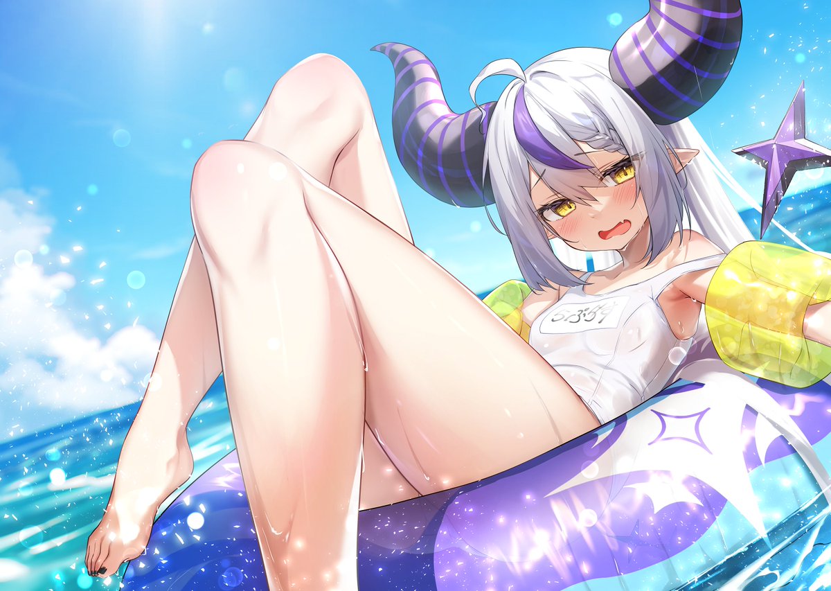 ラプラス・ダークネス 「 #laplus_artdesu」|天祢るなのイラスト