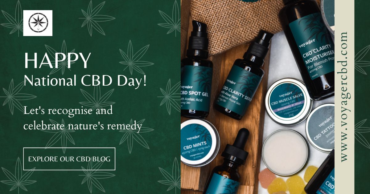 VoyagerLifeUK's tweet photo. Happy #NationalCDBDay!
Today we celebrate the incredible benefits that #CBD can bring to our lives. 🌿
To learn more about CBD, what is it and how to use it, why not hop over to our #Blog and explore all things CBD – https://t.co/s8rKIoGNWO
#ChooseYou #VoyagerCBD #CBDBlog https://t.co/lu36q6C2if