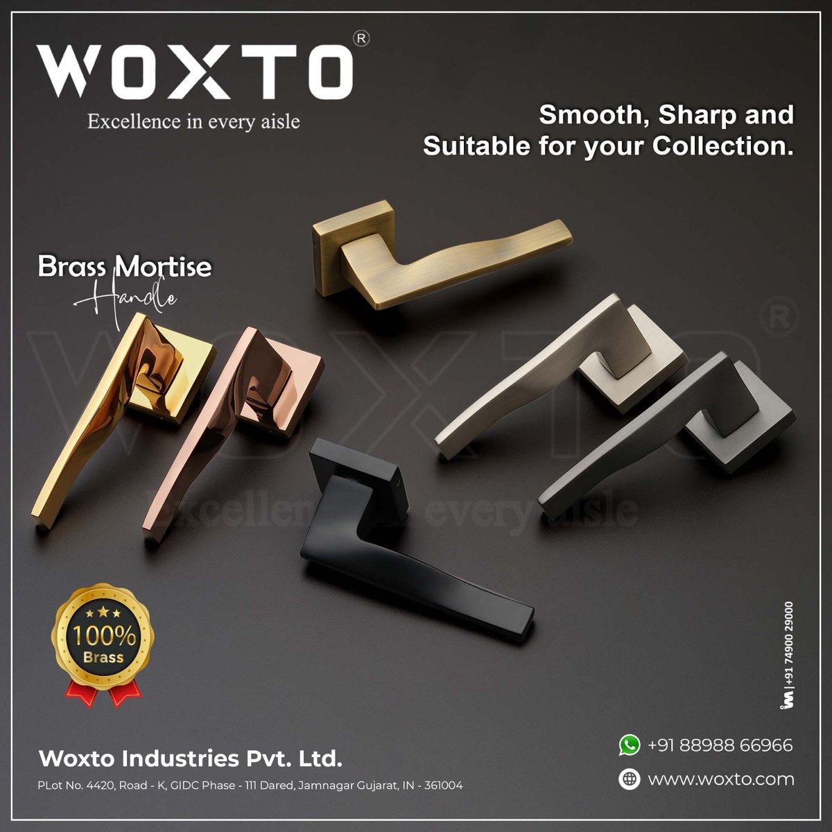 voiceofhardware's tweet photo. For enquiry via WhatsApp click:- https://t.co/UNIVbKIfvo
#handleproduct #hardwarefitting #hardwareproducts #profilehandles #brassproducts
#Jamnagar #voiceofhardwareindustry
WOXTO INDUSTRIES PVT. LTD. (JAMNAGAR)
Contact:
Mr. Priyank Ghadiya - +91 88988 66966 https://t.co/LKtmbDmQEu