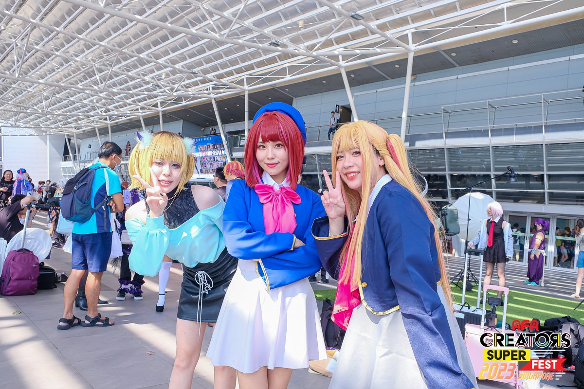 animefestasia's tweet photo. #afacsf #afacsf23 Big smiles from our big fans! https://t.co/mnjakkzXyU