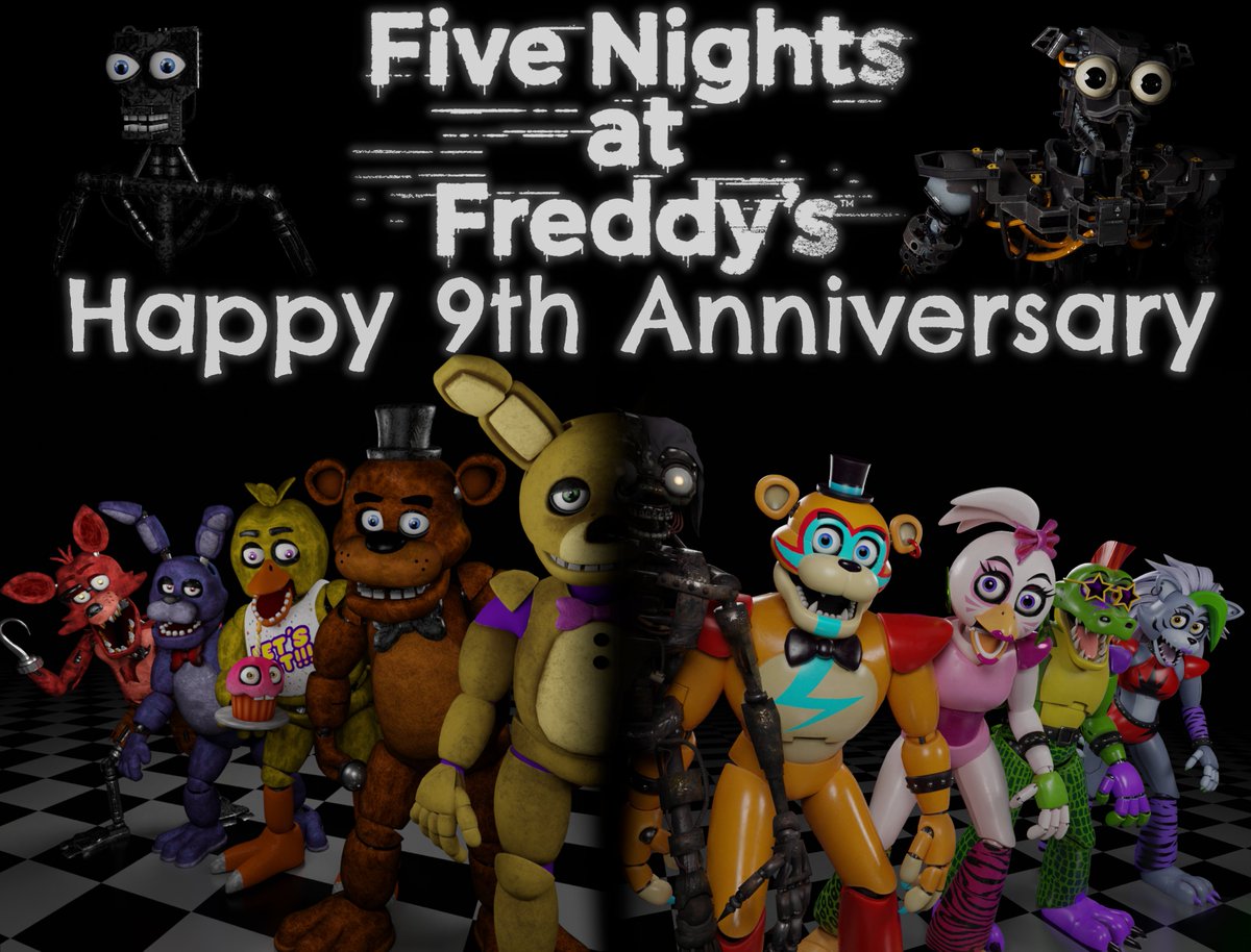 5:59 AM Happy 9th Anniversary Five Nights at Freddy's! : r