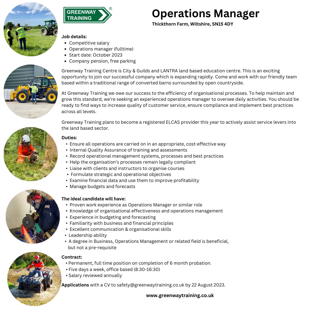 GreenwayTrainer's tweet photo. Please share this job opportunity https://t.co/ZPDt5EVfzP
