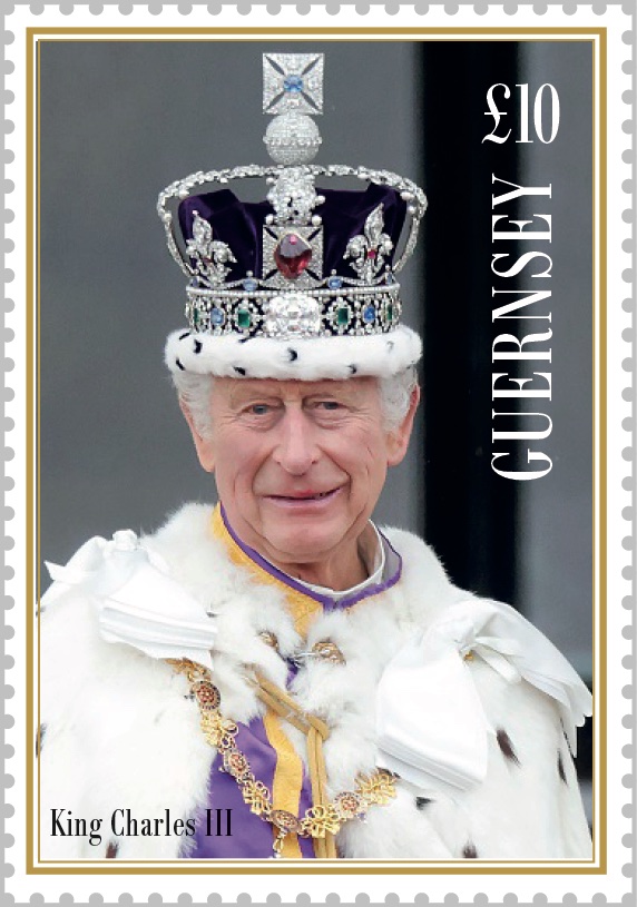 guernseystamps's tweet photo. We are delighted to release this #definitive stamp, subject to Royal Approval, in celebration of the #Coronation of #KingCharlesIII. His Majesty was the 40th sovereign to be crowned at #Westminster Abbey, the earliest being William the Conqueror in 1066 #stamps #RoyalFamily https://t.co/iBggjvcfBg