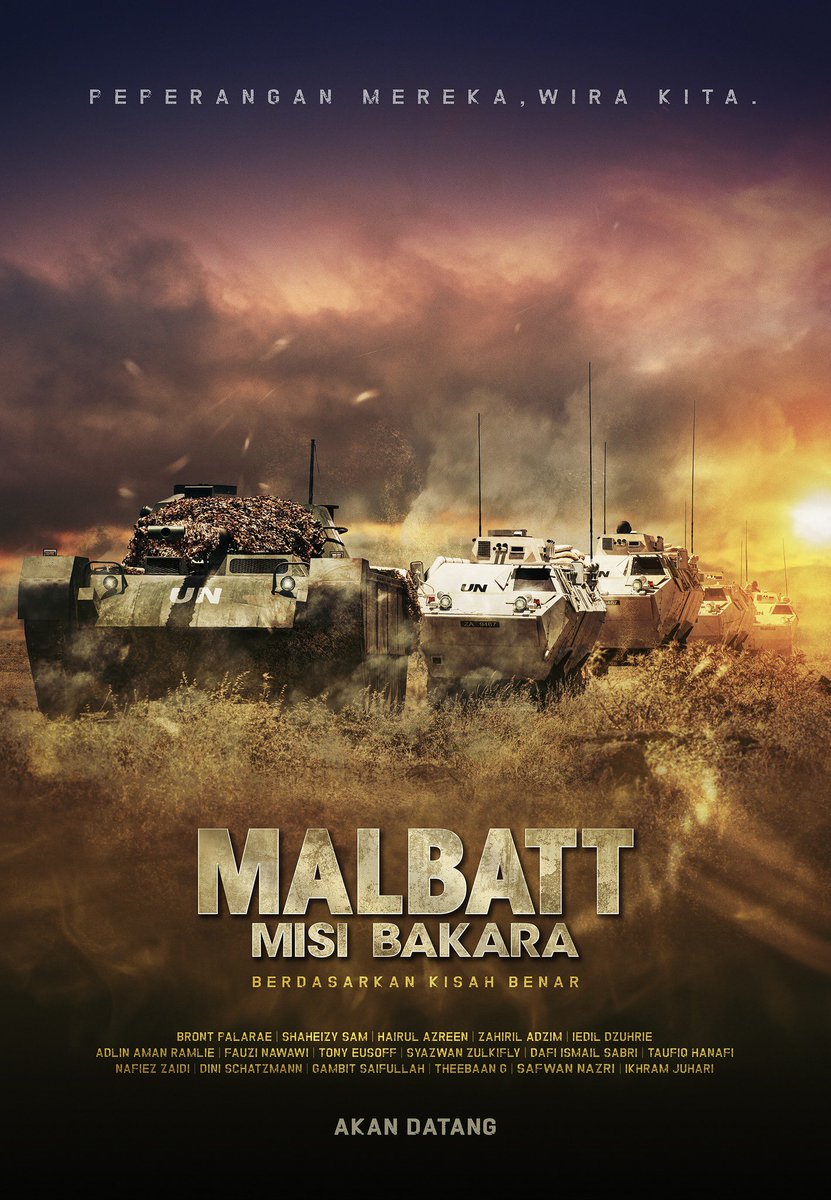 XavierNaxa's tweet photo. Sebuah filem mencerminkan besarnya pengorbanan tentera kita yang berjaya menyelamatkan 70 renjer AS dalam misi Bakara Mogadishu.

Menariknya, ini merupakan filem Malaysia pertama dengan format IMAX dengan 90% diambil daripada kisah benar. https://t.co/vwdAwZ24hg