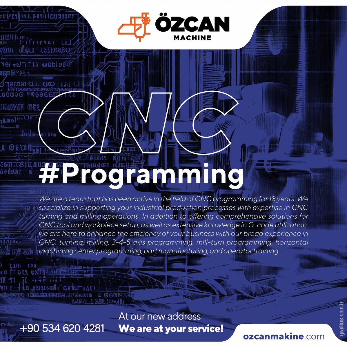 ozcanmakine's tweet image. 🔧 Özcan Makine - CNC Programming Specialist 🔧
Hello! We are Özcan Makine, experts in the field of CNC programming. We're here for quality and efficiency.
#ozcanmachine #cncprogramming #cadcam #cncmachining