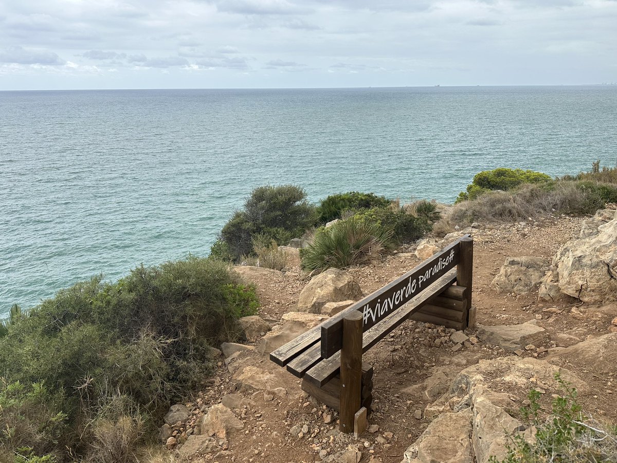 ssanchezsanM's tweet photo. #bancografia para @mikelayestaran, vía verde entre Oropesa del Mar y Benicasim https://t.co/Qz8eMqRo83