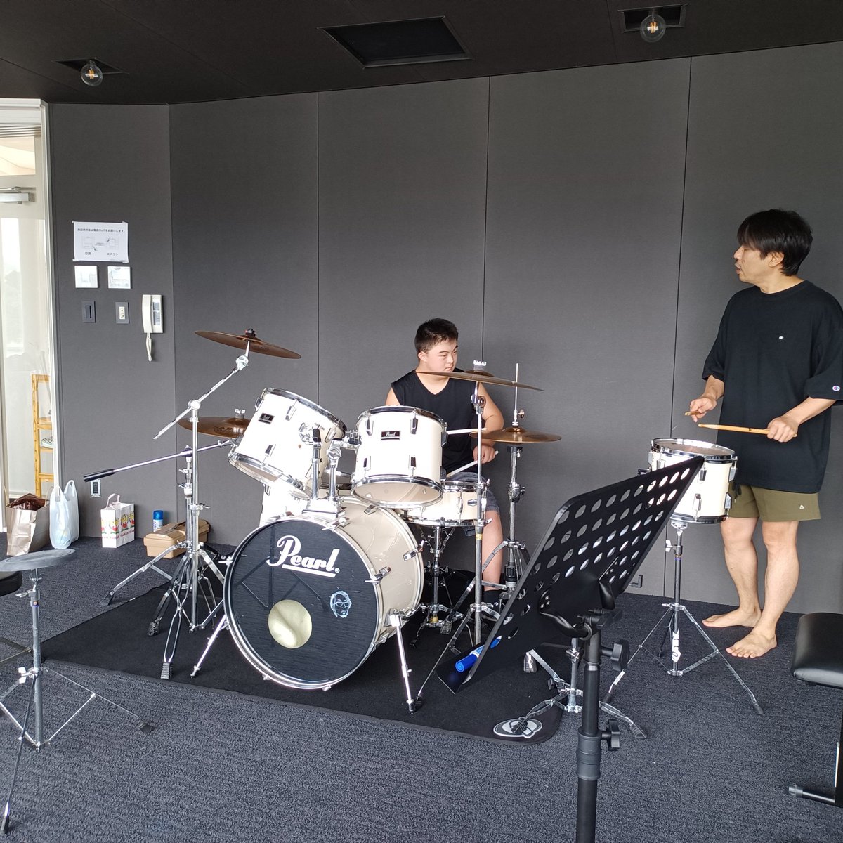 studioproject3's tweet photo. drum summer school 2023
二日間無事終了いたしました!!
一瀬先生沢山の方に教えていただきありがとうございました。
#気仙沼スタジオプロジェクト
#STUDIOOLIVE
#気仙沼市さんパル https://t.co/go8yaP9frt