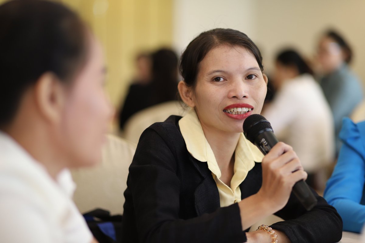 UNDPLaoPDR's tweet photo. Promoting women’s leadership in the civil service🎯

Under @UNDESA’s global project, UNDP and the Ministry of Home Affairs consulted with 100+ civil servants in Lao PDR to help:
➡️Create a Gender Equality Action Plan
➡️Increase no. of women in leadership positions https://t.co/gBDjdT4VKl