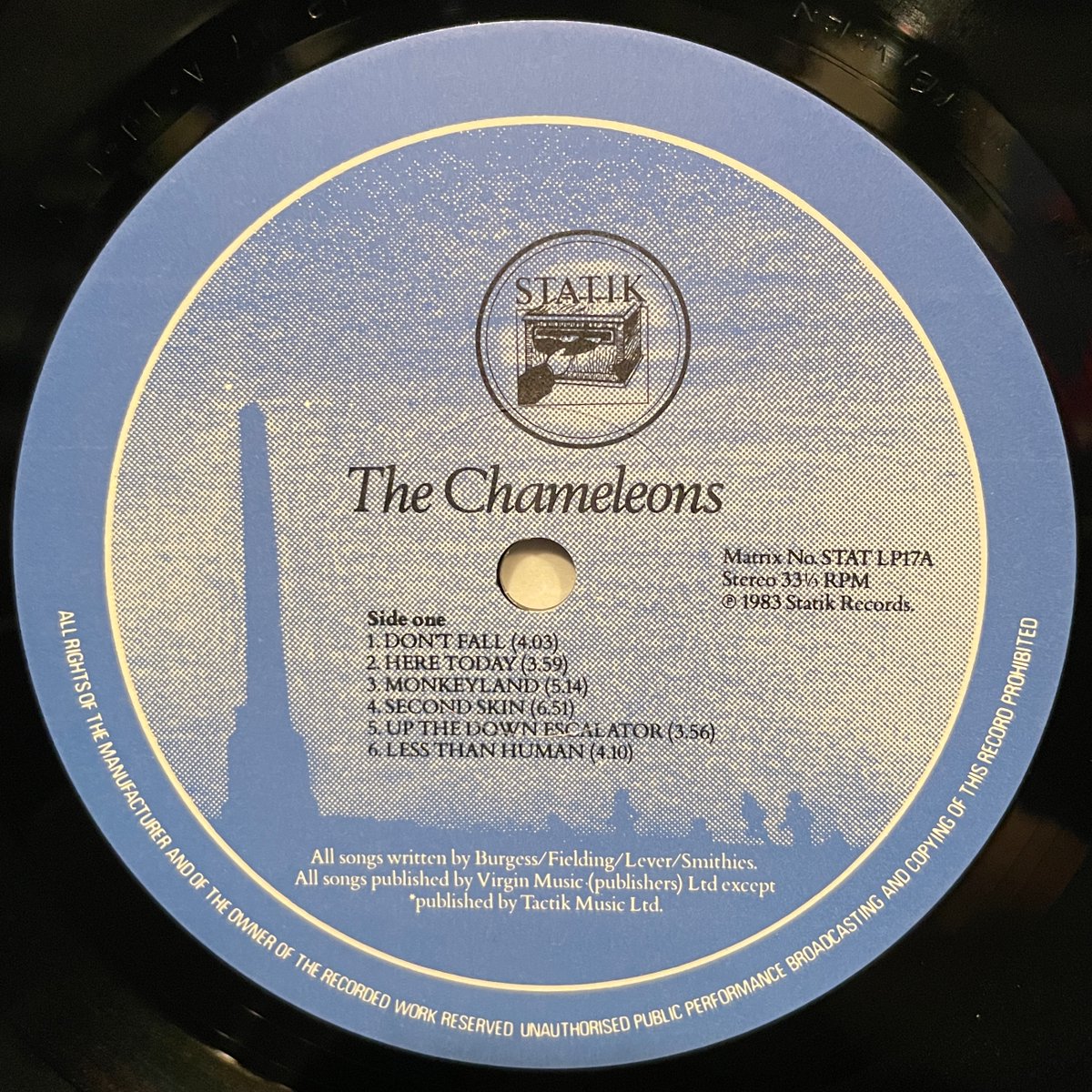 MILEHIGHCLUB202's tweet photo. ほなLPいこか
THE CHAMELEONS / SCRIPT OF THE BRIDGE [08Aug1983, Statik Records --- STAT LP 17]
#onThisDay #theChameleons #ScriptOfTheBridge #hereToday #vinylbar #musicbar #レコードバー #mhc08082023
https://t.co/NRRR6WQz8S https://t.co/sm8XU42FaU