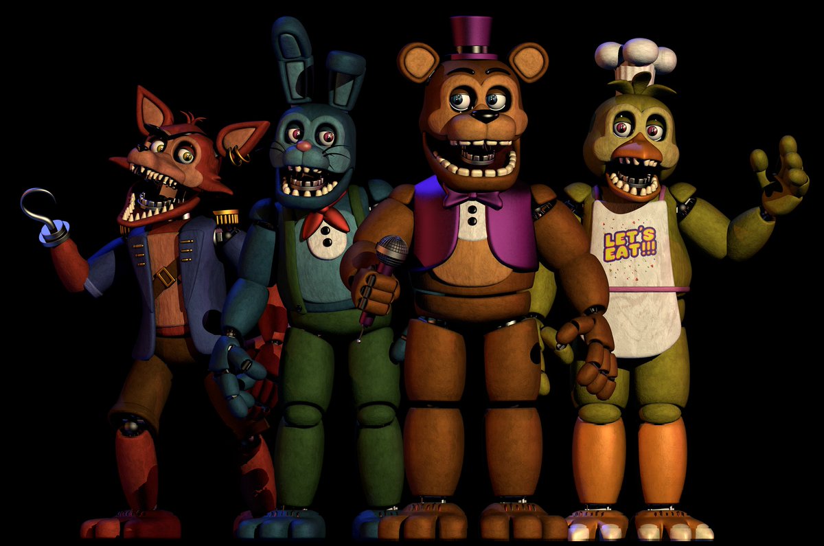 happy anniversary fnaf!! to celebrate, here's a look at stylized