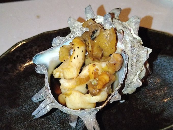 サザエの壺焼き!(゜д゜)ウマ。ー 