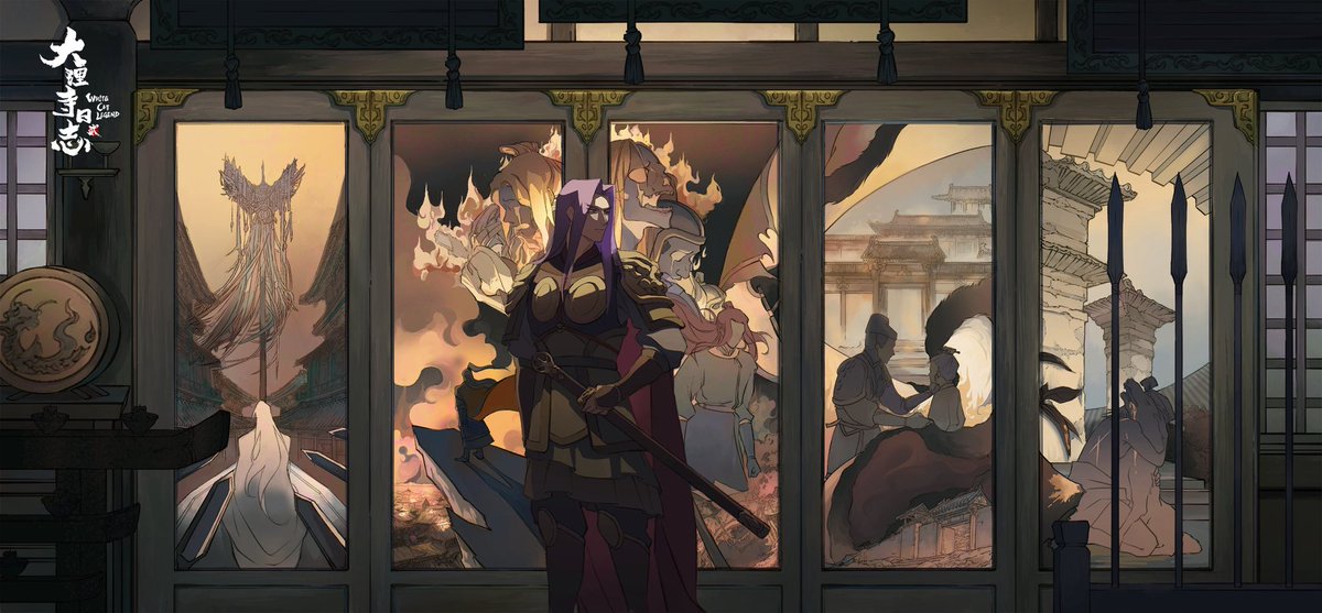 #whitecatlegend
#大理寺日志

负责了这张丘神纪。
参与了《大理寺日志2》8-12动画背景美术。

这边存档一下。