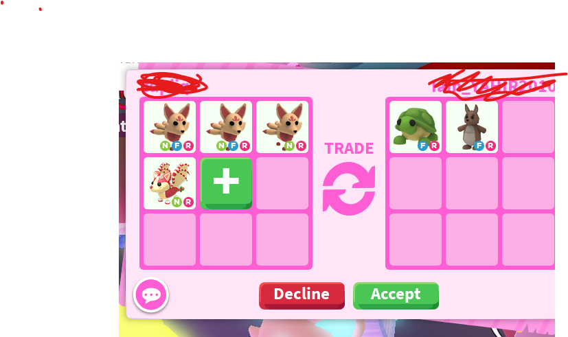 WFL
ROBLOX ADOPT ME TRADING SHHADOW DRAGON FROST DRAGON PARROT TURTLE OWL CROW KANGAROO ROYALE HIGH MM2 BLOXBURG