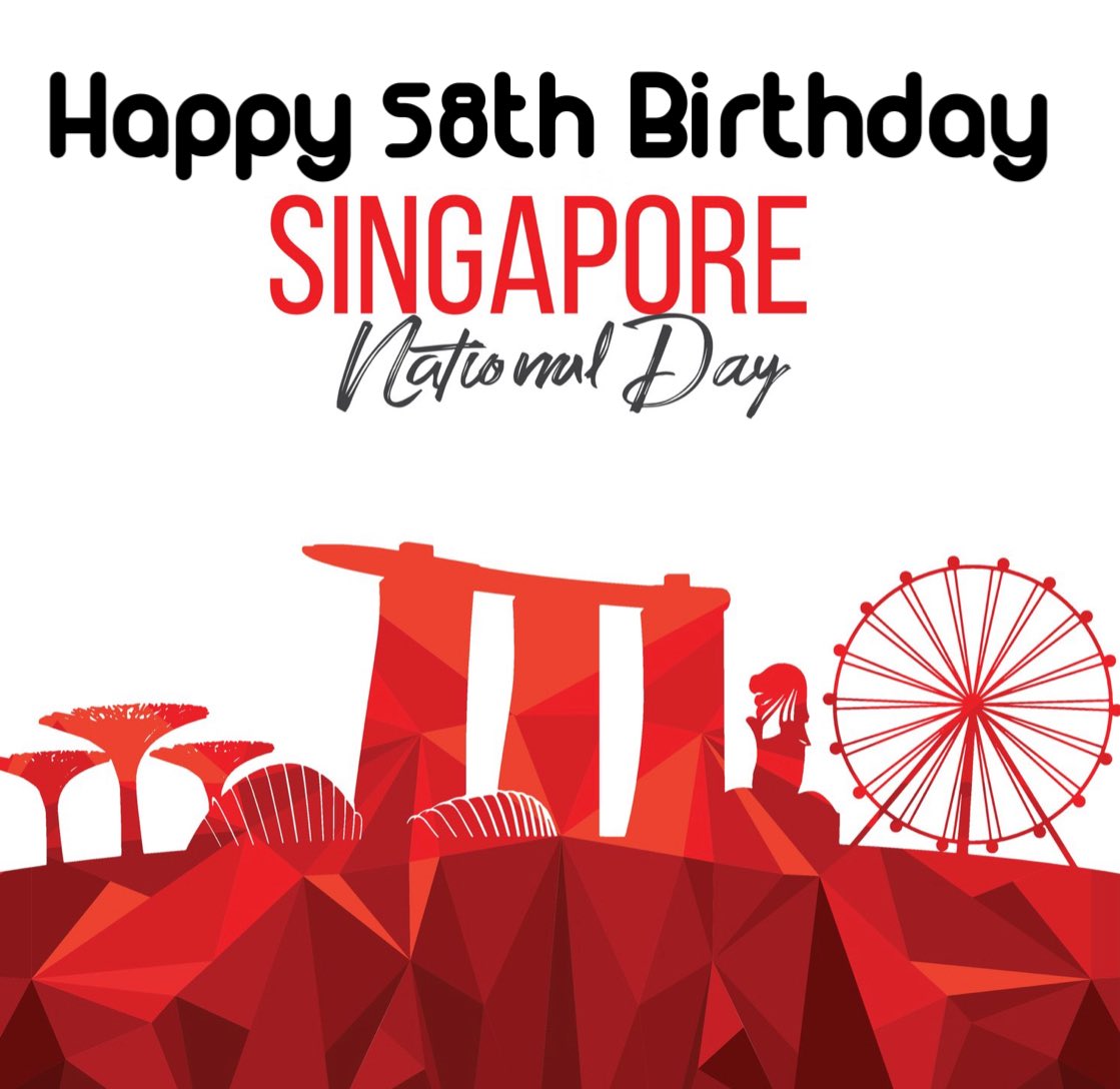 THKNH_LTD's tweet photo. Wishing Singapore a Happy 58th Birthday. As we celebrate National Day, let’s remember to care for one another in the community, so we can progress together as a nation!  
One People, One Nation, One Singapore 
#SGUnited #THKNH #THKSCC #Nationalday2023 https://t.co/EkzqqpAG9v