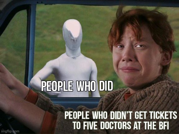 An_awful_Jack's tweet photo. So the ticket process for the BFI and The Five Doctors, screwed alot of people over again. So it's time to try and help people again. If anyone has tickets that are going spare or they just can't make it anymore, get on to me! 
#bfi #doctorwho #fivedoctors https://t.co/UIsEfhQwoz