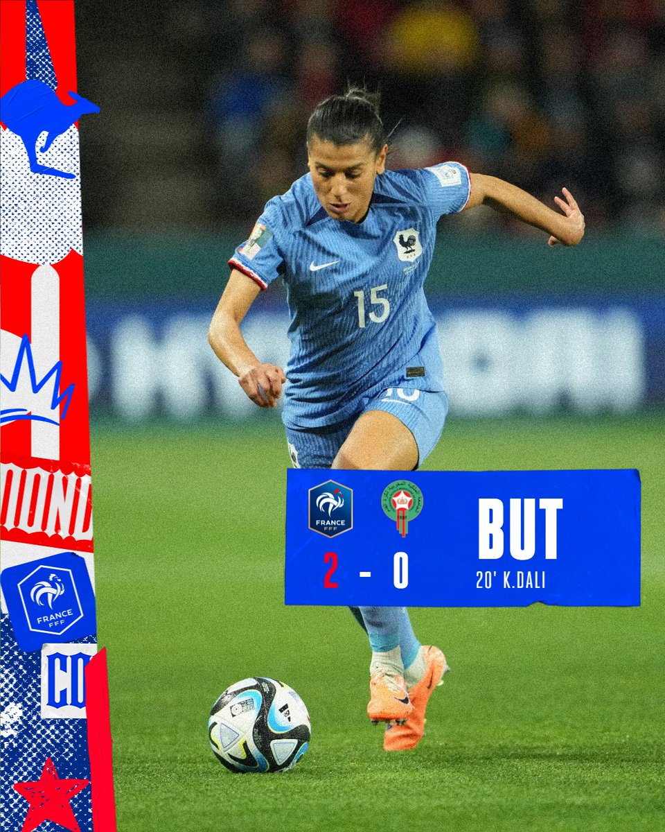 equipedefranceF's tweet photo. 𝙌𝙪𝙚𝙡𝙡𝙚 𝙚𝙣𝙩𝙖𝙢𝙚 🔥
La frappe poteau rentrant de @KenzaDali 🎯😍

🇫🇷2-0🇲🇦#FRAMAR #FiersdetreBleues https://t.co/NZzHus3ERf