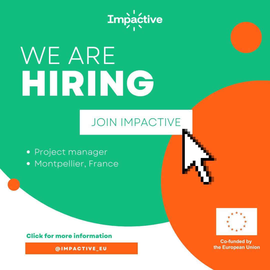 We are #hiring! Our coordinator <a href="/ColacinoEvelina/">Evelina Colacino</a> is looking for a project manager that will assist her in keeping our project nice and tidy!

📆 Deadline 09/09/2023
📍 <a href="/umontpellier/">Université de Montpellier</a>, France  

More info: buff.ly/3OasK7j