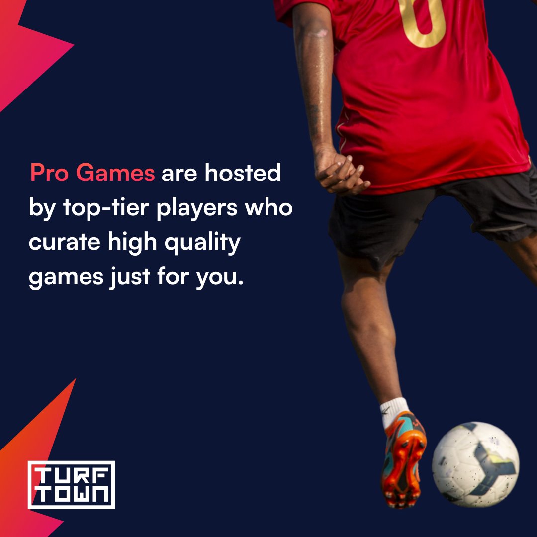 Turf_Town's tweet photo. What sets Pro Games apart is the presence of our Pro-level Hosts, elite players who will be curating high caliber games. https://t.co/sCybWSltfA