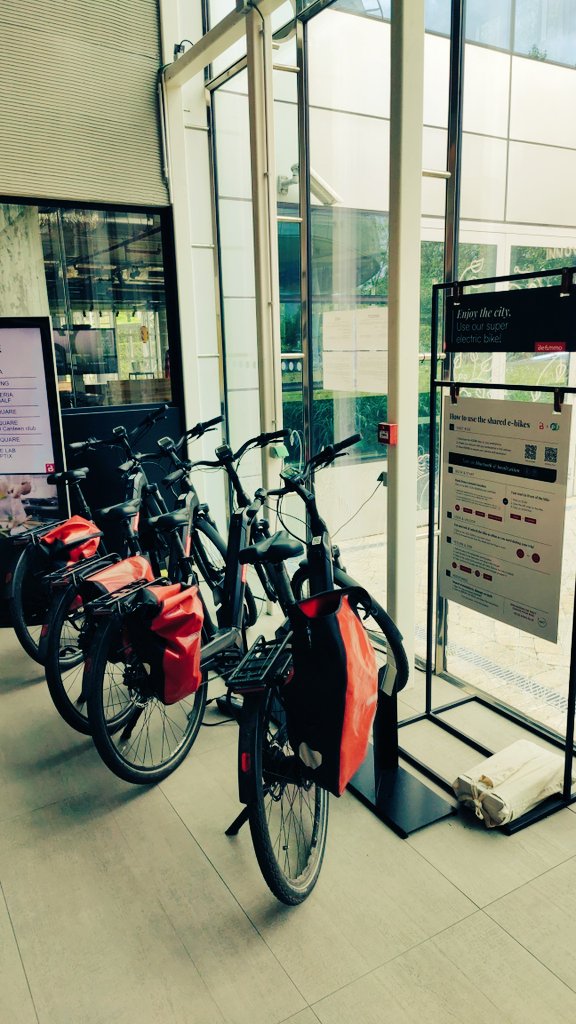 juiceup_network's tweet photo. ❓What's your opinion❓

Do #micromobility solutions improve #QualityOfLife in your city?

#befimmo showcasing their shared e-bikes solution in our workspace 🚴 https://t.co/4JBgnPZnRD