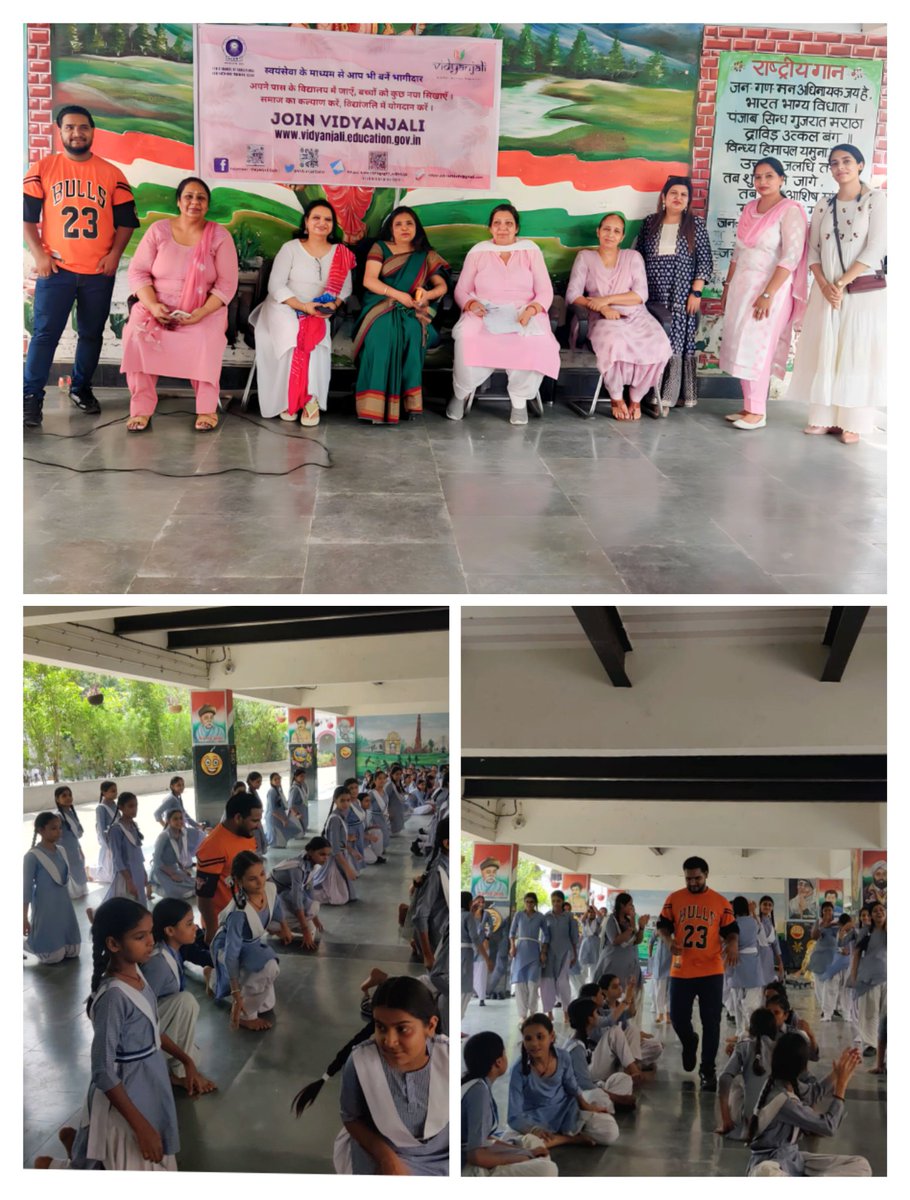 Punammalik24's tweet photo. #Delhi #Vidyanjali #communityparticipation
#Volunteer Mr. Sunil provided a Dance session for 50 students of class 8th to 12th at SKV Adarsh Nagar  ( 07010101406) Distt. NWA
HoS: Mrs. Sunita Rani 
Inc : Karishma Yadav 
CRCC : Punam Rani 
DURCC : Mr.Ashish Kumar Singh https://t.co/qIJwlmIWoA