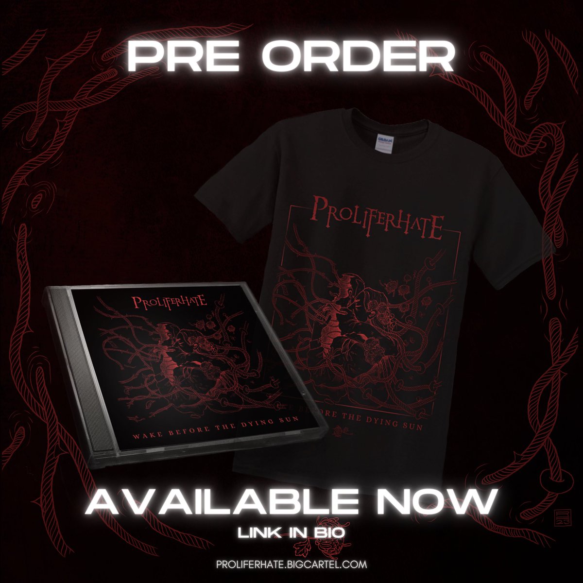 𝐏𝐫𝐞 𝐎𝐫𝐝𝐞𝐫 𝐇𝐞𝐫𝐞:
proliferhate.bigcartel.com

#PreordersOpen #Merchandising
#PreordiniAperti #proliferhate #proliferhateband #italianband #italianmetal 
#rock #metal #announcement #newalbum #progressivemetal #progressivedeathmetal #melodicdeathmetal