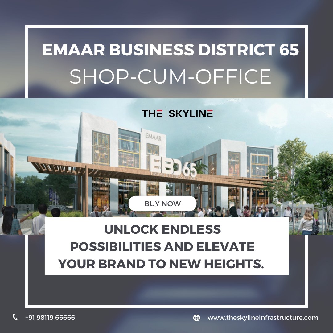 Transform your business vision into reality with SCO plots. Unlock endless possibilities and elevate your brand to new heights.
Call +919811966666
#theskylineinfrastructure #Emaar #EmaarIndiaFamily #EmaarIndia #SCO #EBD #EBD65 #ShopCumOffice #Gurugram #Sector65 #Plots #SCOPlots