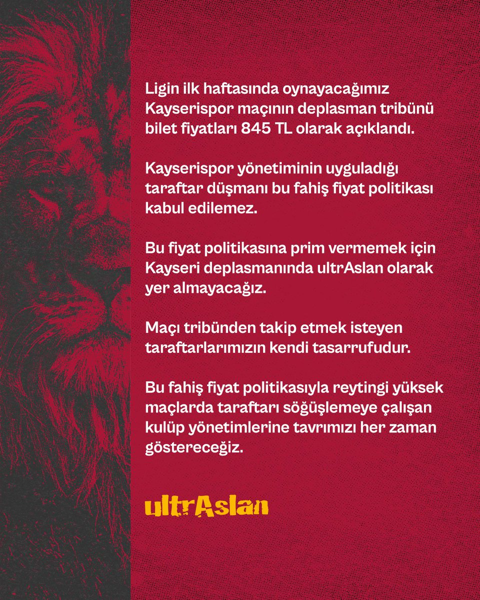 #ultrAslan | Açıklama