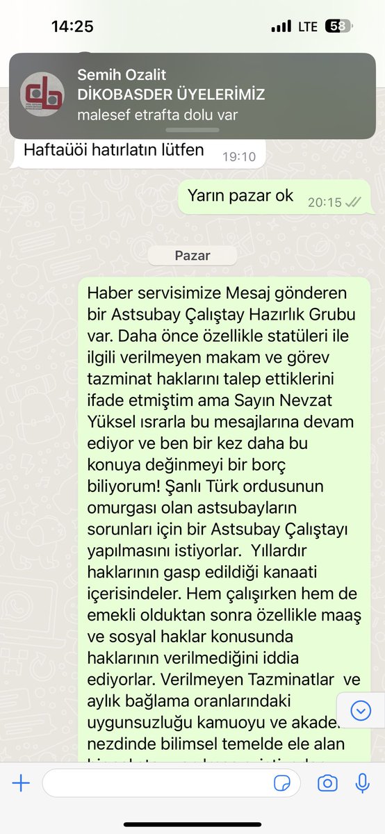nevzatyuksel2's tweet photo. Sesimize kulak verenler, ricalarımıza duyarsız kalmayanlara çok teşekkürler Amaç belli Astsubay ÇALIŞTAYINA kimliği astsubay olan her meslektaşımız destek vermeli , köstek olmamalı Temad yönetimi ve delegelerde duyarsız kalmamalı sesimizi görsel medyaya taşıma gayretini herkes göstermelidir….