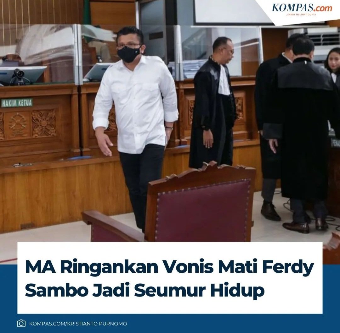 JhonSitorus_18's tweet photo. Keputusan MA MENCORENG dunia hukum Indonesia, ini MEMALUKAN

Vonis SEUMUR HIDUP hanya akan membuat PARA MAFIA berpesta pora

Hakim MA yang MERINGANKAN vonis FERDY SAMBO patut dicurigai

Ada apa dibelakang? Mengapa TEGA menghianati HUKUM dan NURANI rakyat? https://t.co/MtBKNkMkK1
