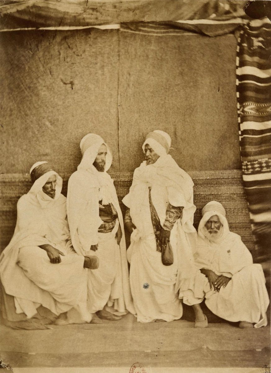 Most prominent shuyukh from West Algeria tribes in 1865 🇩🇿