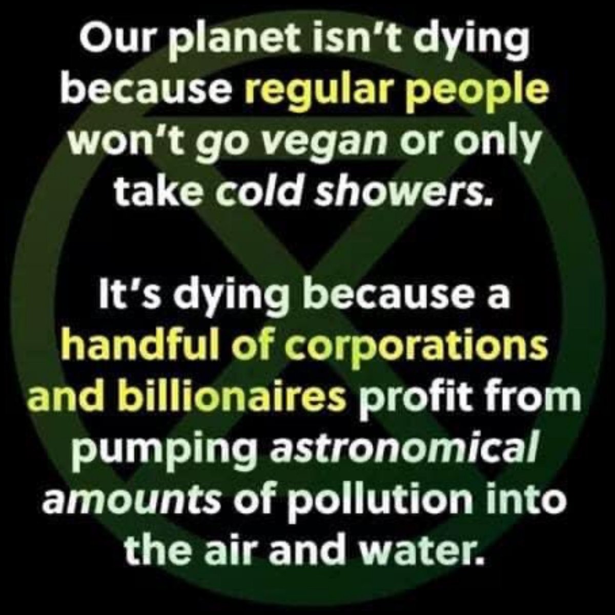 RichardAngwin's tweet photo. Profit is the enemy of nature. It fuels wars, deforestation, pollution and extinction.

Isn't it about time we put our planet first❓️ https://t.co/vTX5O4PH6c