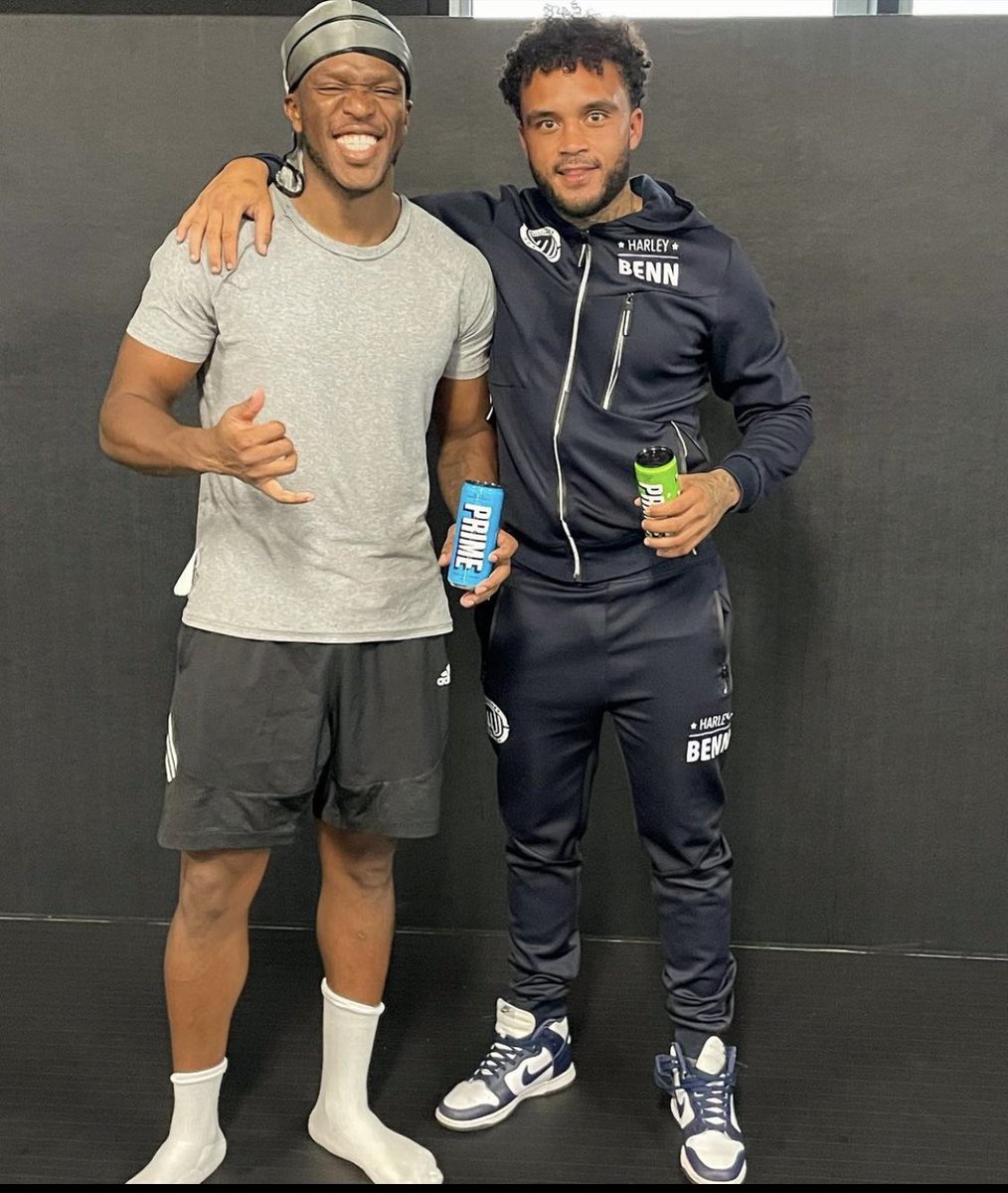 ‼️ KSIs sparring partner Harley Benn: 
“Solid rounds with KSI this morning! This guy hits like a train!!” 💥 

#KSIFury