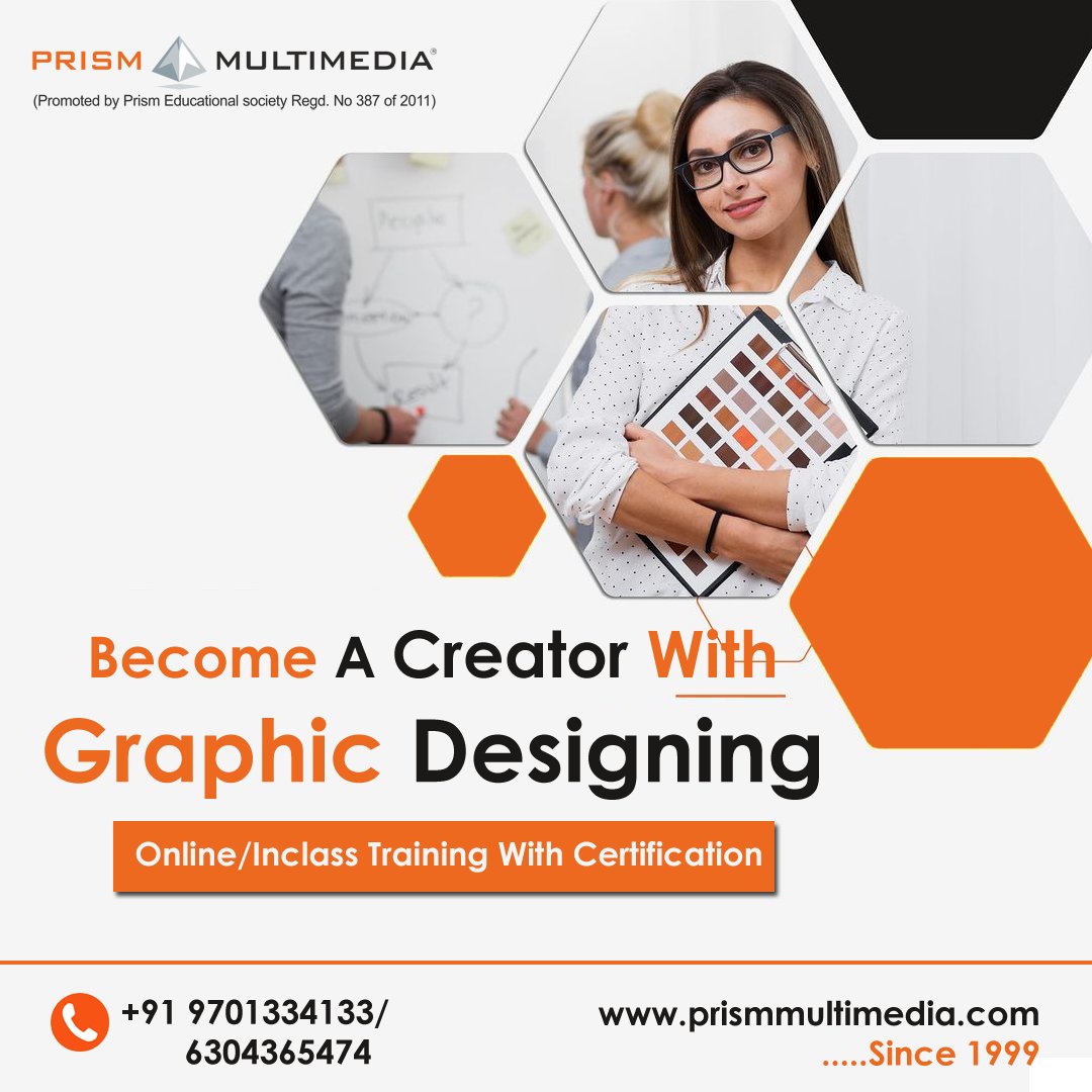 prismmultimedia's tweet image. Join Prism Multimedia to Become a PROFESSIONAL GRAPHIC DESIGNER with Complete Design Sense!!!
prismmultimedia.com
Call us on +91-9701334133/6304365474
Email ID: Info@prismmultimedia.com
#GraphicsDesign #DesignCourse #CreativeSkills #LearnGraphics #training #certification