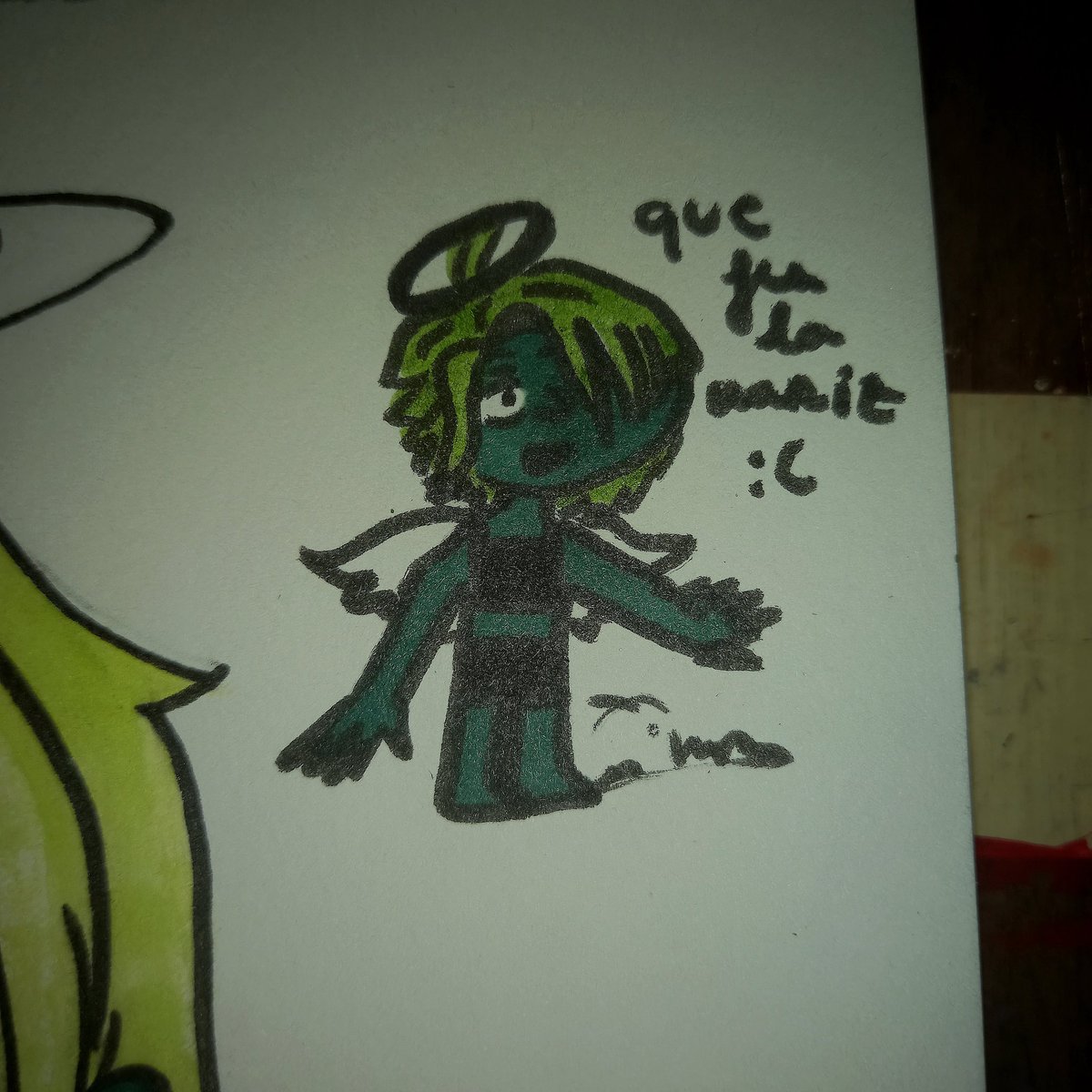 mari_rana88's tweet photo. Aquí está el tercero, madre mia, me siento súper feliz de estar dibujando ya que mi mente siempre me dice que no sé dibujar pero, me alegra "desafiar" ese pensamiento 💗💗
#ocpausechallenge https://t.co/MNgG8GPepG