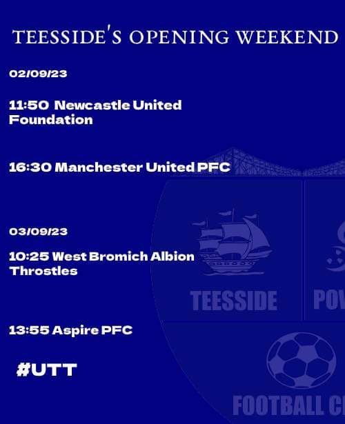 Our opening weekend fixtures 📝
less than 25 days away! ⏰