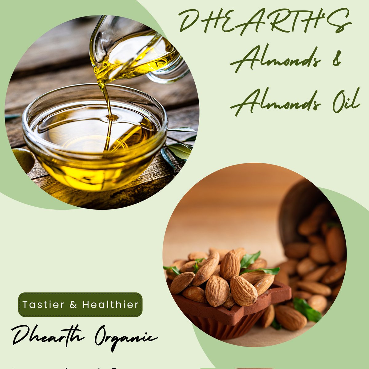 Dhearthorgranic's tweet photo. There are numerous benefits of almonds and almond oil. Almonds are packed with essential nutrients like vitamin E, magnesium, and fiber, making them a healthy snack option.
#almonds #almondoil #essentialoils https://t.co/VVWA9WCulQ