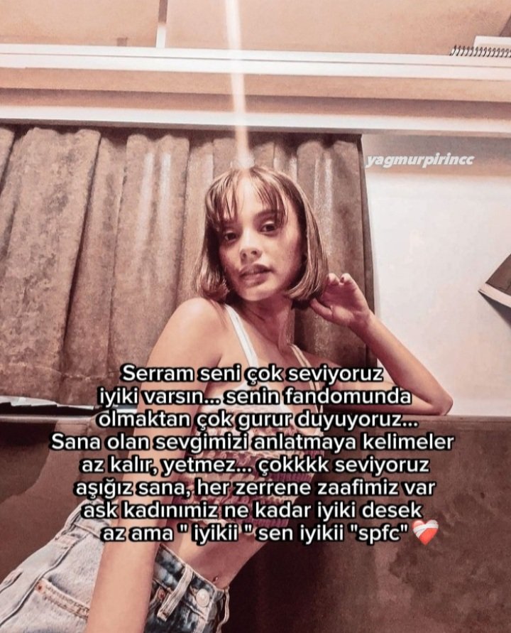 serravoila's tweet photo. Bana yazicak  bi şey kalmıyor edit herseyi anlatıyor zaten " iyikii " diyorum o zaman.... 

@serrapirinc #serrapirinç https://t.co/UCcsM3NDDb