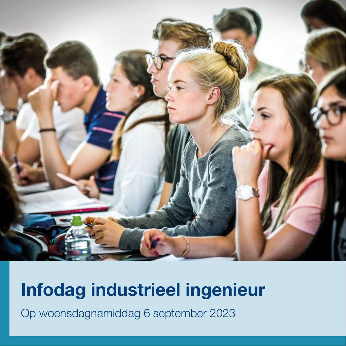 Ben je nog aan het twijfelen over de opleiding industrieel ingenieur of waar je deze wilt studeren? Kom dan zeker langs op onze campus in Gent tijdens de infodag op 6 september. We staan vol enthousiasme klaar om al jullie vragen te beantwoorden! 🎓💡📚 👉kuleuven.be/toekomstigestu…