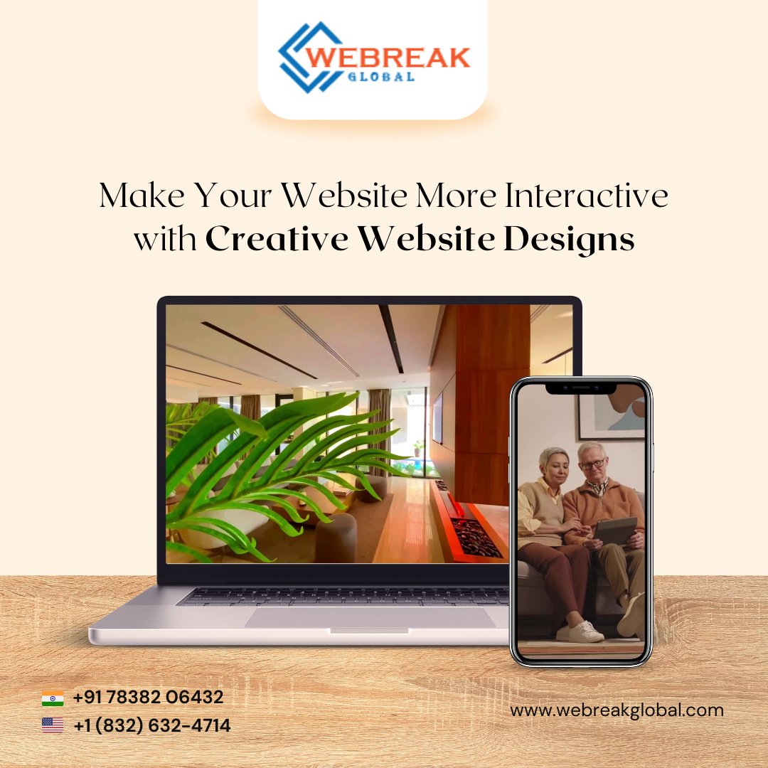 webreakglobal's tweet image. Increase your customer stop time on the website by making it more interactive with creative designs.

webreakglobal.com

#WebsiteCreation #WebsiteDesign #WebsiteUpdation #SEO #webreakglobal