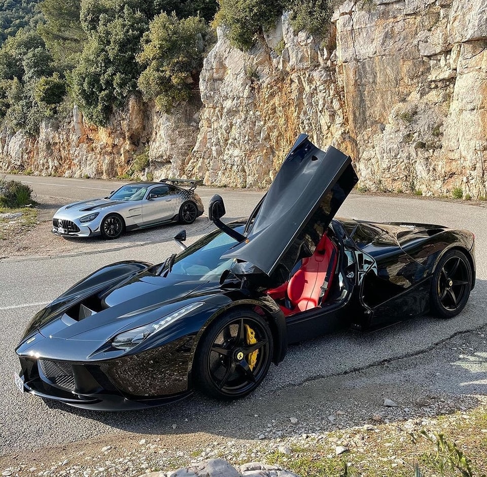 LaFerrari and AMG GT