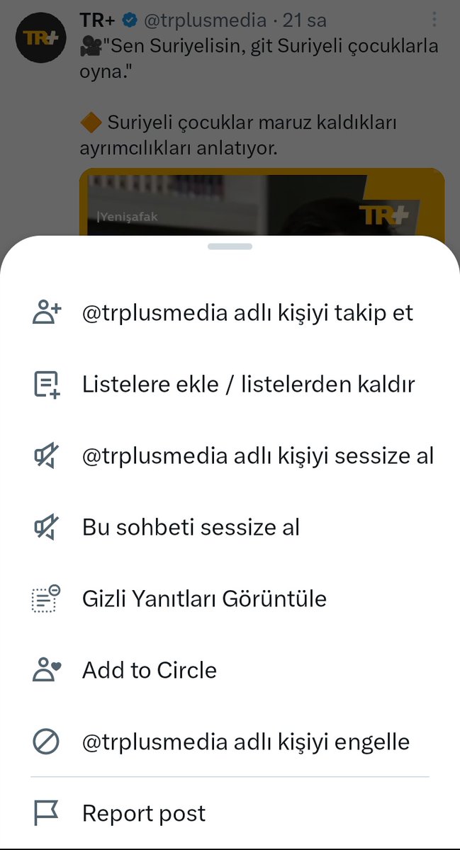 ctb0101's tweet photo. @trplusmedia Bu hesabı bildirin lütfen.
@X
#reportpost https://t.co/O94oSH2uVa