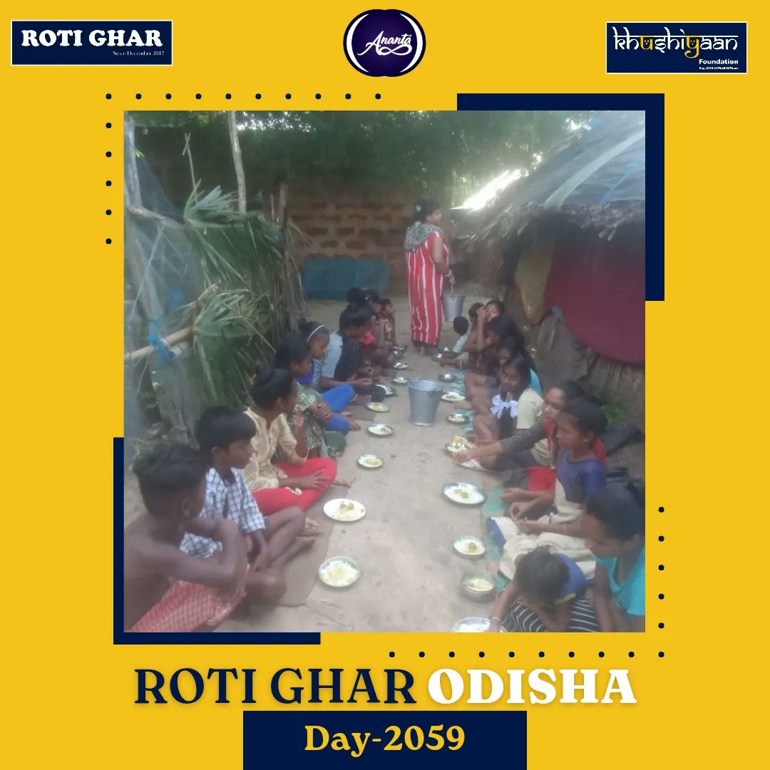 RotiGharIndia's tweet photo. Date : 04-08-2023
Location :
Delhi
Valsad
Vitava
Odisha
Roti Ghar : Day 2059
"The highest of distinctions is service to others"
Be kind to everyone and spread happiness across!
.
#upliftingsociety #helpingothers #feedingkids #hungerfree
#Hungerfreeindia #Kidsofrotighar https://t.co/CLg8p9qDLn