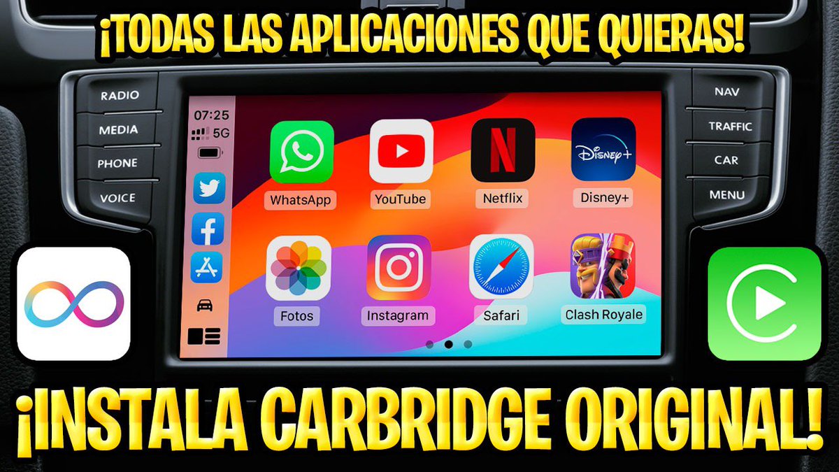 ProfeJuAntonio's tweet photo. 📦 ABRE CUALQUIER APLICACIÓN EN #APPLE #CARPLAY Y DESBLOQUEA NUEVAS FUNCIONES OCULTAS✨

🎥 https://t.co/p2Q87LA3Xo

🎁 Sorteo de 5️⃣ licencias de #CarBridge, requisitos:

1️⃣ Seguir al creador 
@leftyfl1p
2️⃣ Seguirme aquí 
@ProfeJailbreak
3️⃣ Dar ❤️ y ReTweet a esta publicación https://t.co/0bOnY98B97