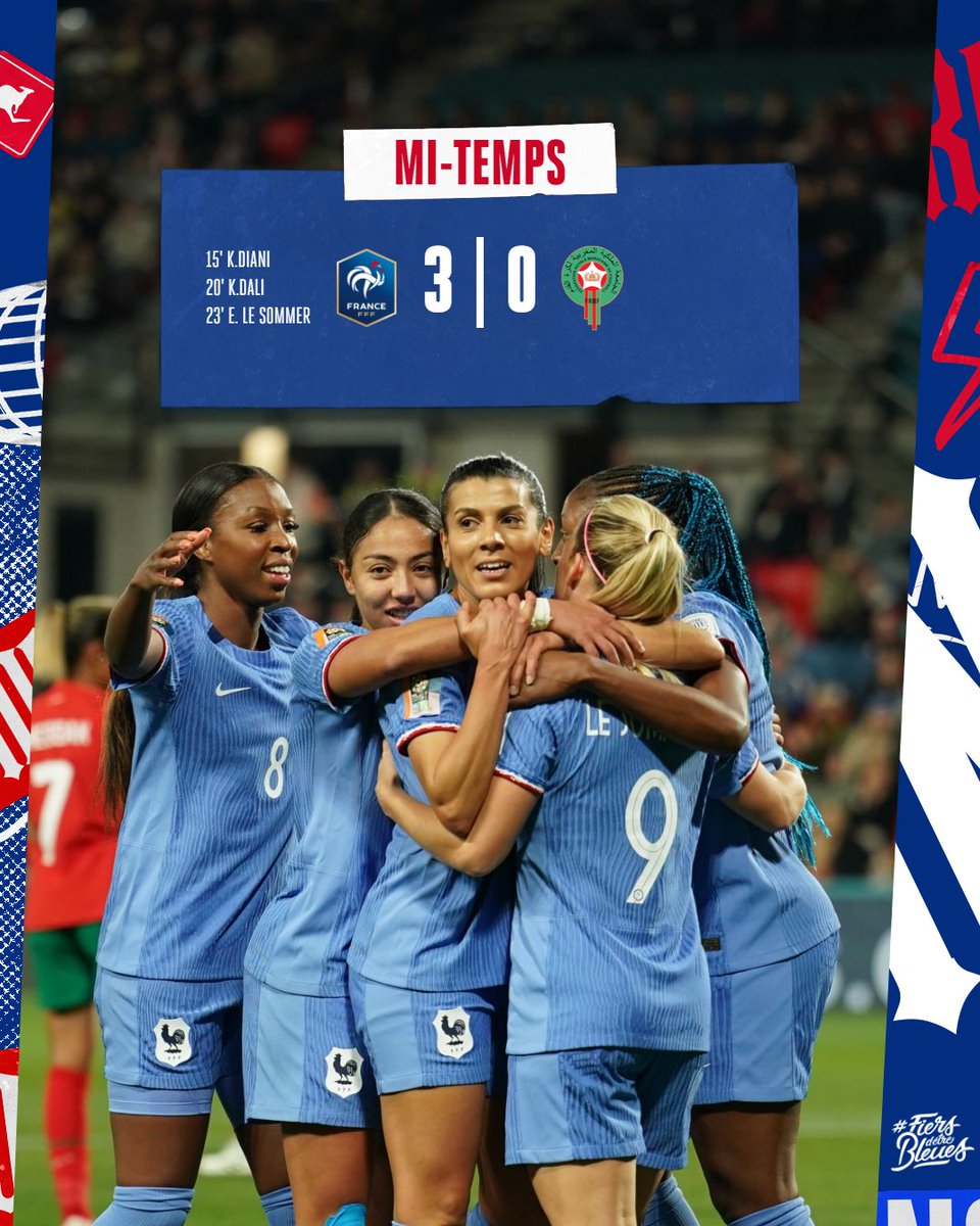 𝙐𝙣𝙚 𝟭𝙚̀𝙧𝙚 𝙢𝙞-𝙩𝙚𝙢𝙥𝙨 𝙨𝙤𝙡𝙞𝙙𝙚 👊
On continue 💥

🇫🇷🇲🇦 #FRAMAR #FiersdetreBleues