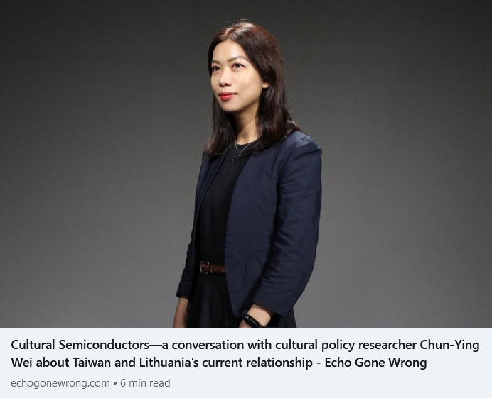 Delving into the symbiotic synergy of technology and culture, an invitation awaits to explore the crossroads of Taiwan and Lithuania. Authored by #superhow_art CEO Ieva Grazyte, article sheds light on the connections between these two diverse landscapes

bit.ly/CulturalSemico…