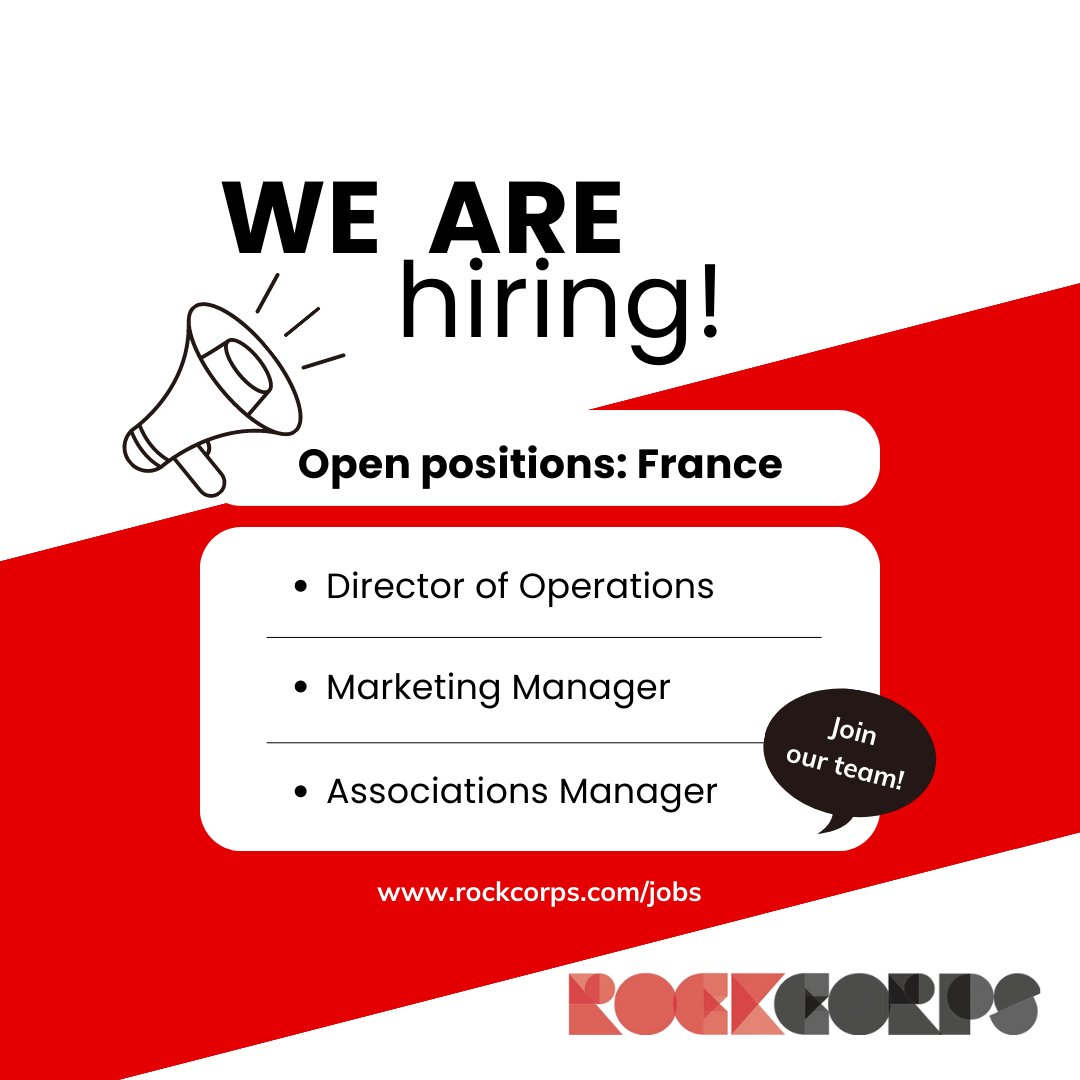 RockCorps's tweet photo. 2024 will be the #Paris Summer Olympics and Paralympics. A big year for France. Also a big year for RockCorps in #France. 

We are recruiting for 3 Paris based roles. We're seeking bi-lingual operations, marketing &amp; non-profit gurus who want to join us. 
👉https://t.co/BMHJNsSZLc https://t.co/pgiaImbR4r