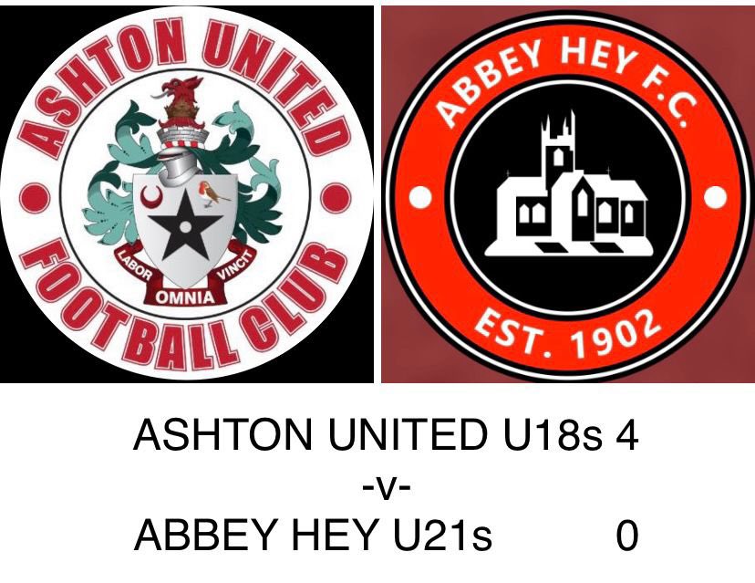 “A promising first game and start to pre-season!”💪⚽️

With goals from Okpe, Kendall, Kwao and Quest the game provided minutes in the legs for our lads

Thank you to @AbbeyHeyFC U21s for the competitive game and best of luck for the new season👊

#Robins|#OneClub|@AshtonUnitedFC