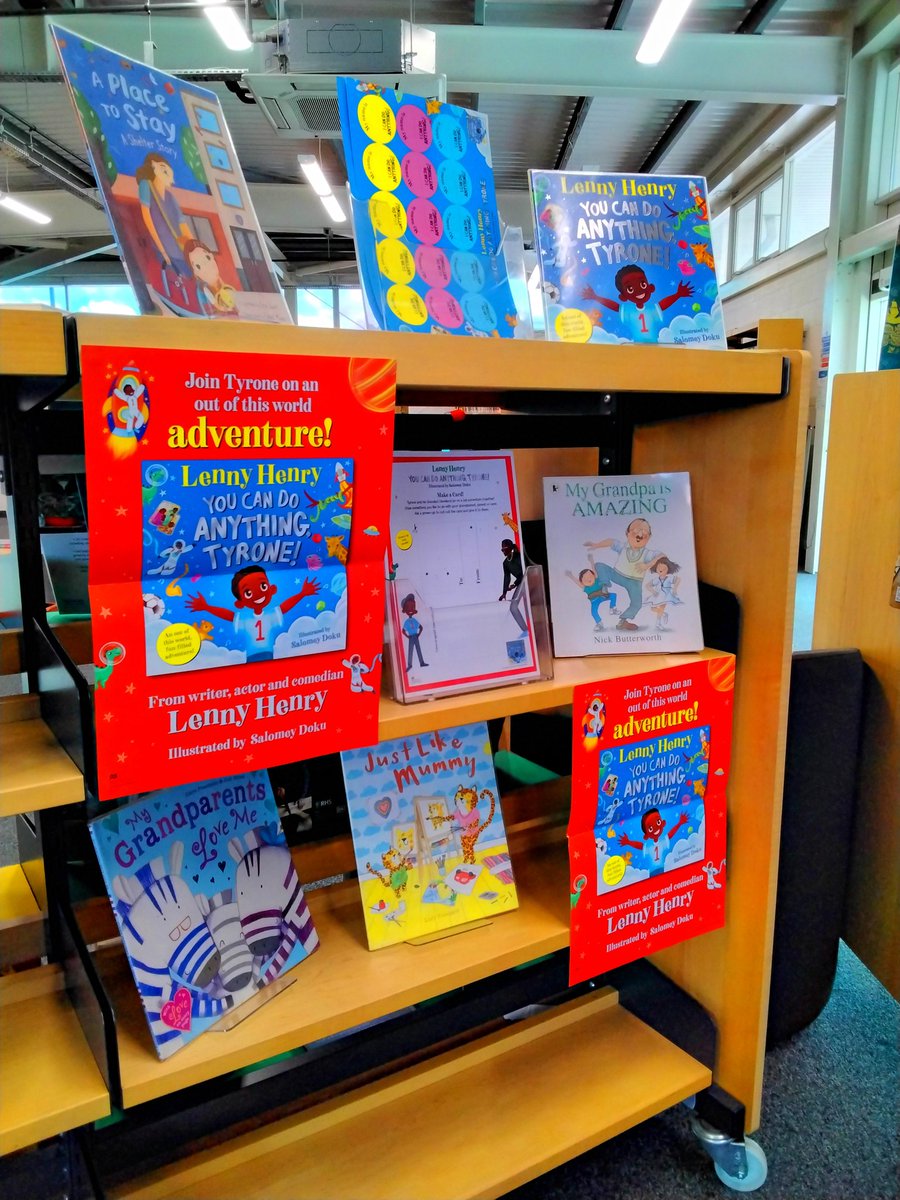 WFlibraries's tweet image. You can do anything, Tyrone! Is an out-of-this-world adventure book by Sir Lenny Henry. Come down to #Hemsworthlibrary where we have the book, activity sheets and stickers to celebrate its release. #youcandoanythingtyrone @MacmillanKidsUK @readingagency