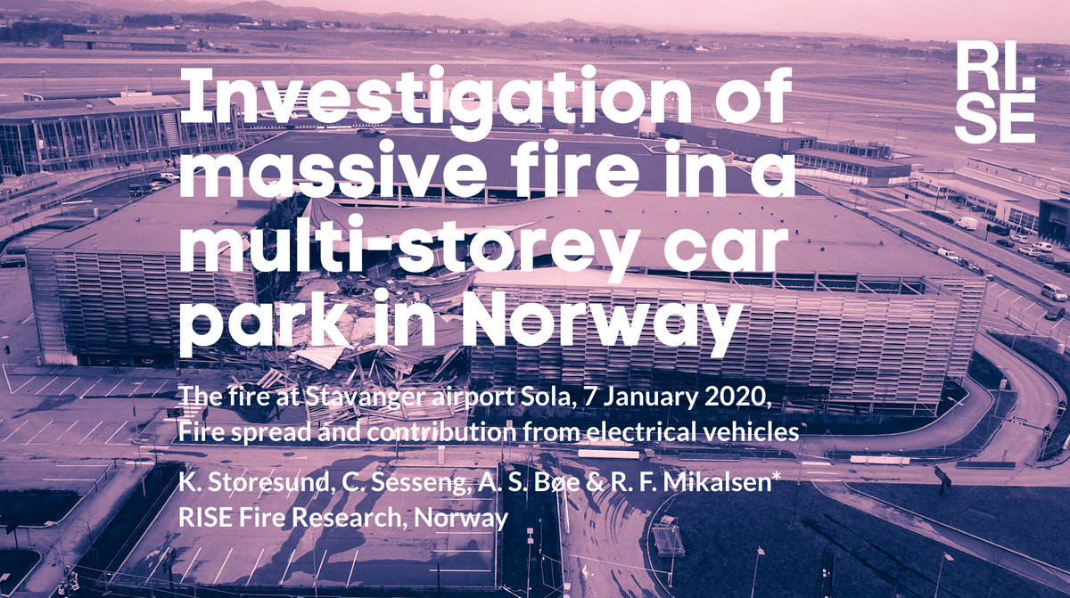 🔋🔥Požár elektromobilů ve vícepatrové garáži - případová studie🔥🔋Prý se příliš věnuju spalovacím autům, a protože požáry EV se nikdy neomrzí, hodím sem jinačí bombu. V roce 2020 media houfně informovala o nezvladatelném požáru EV ve vícepatrové garáži v Norsku...🧵1/7