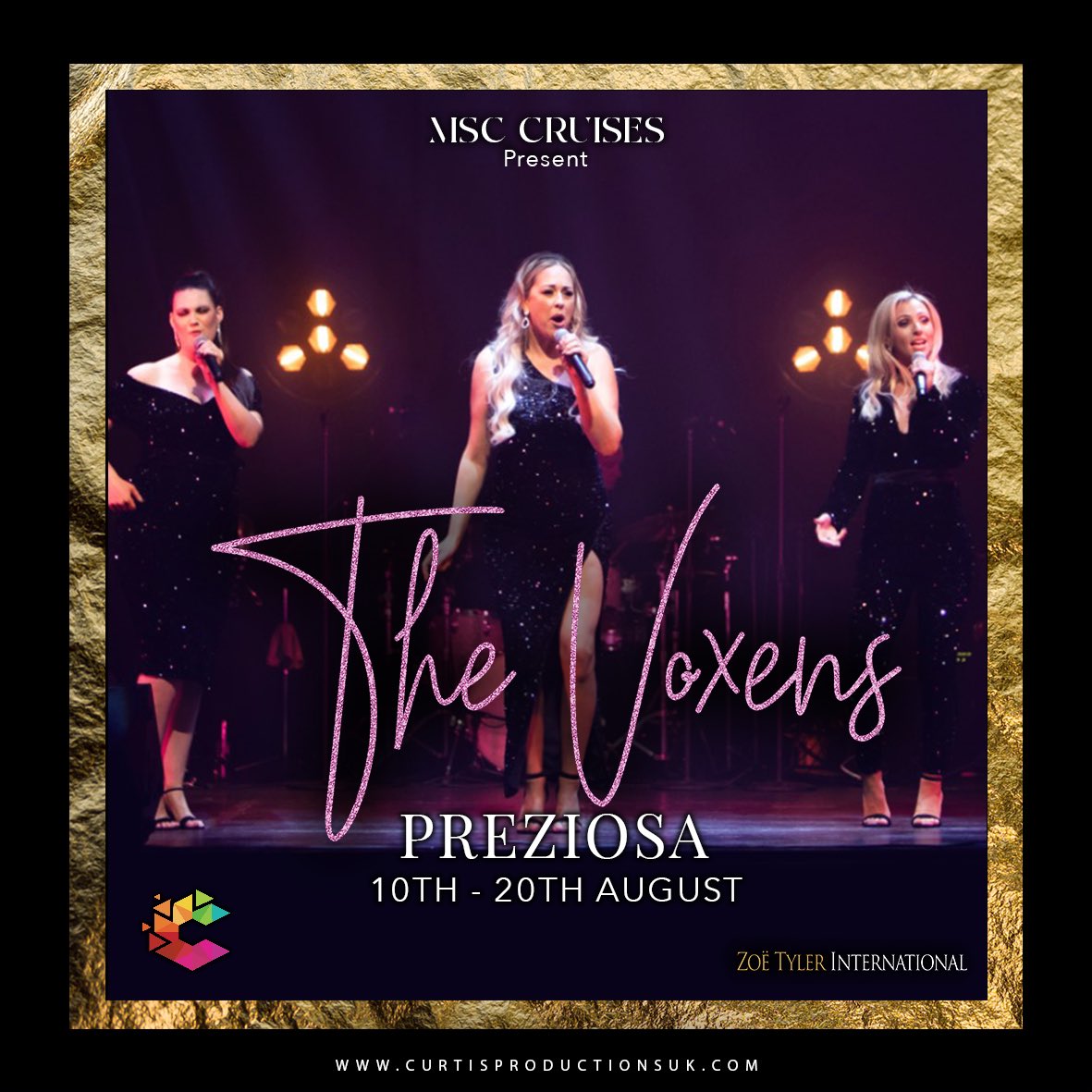 The Voxens are debuting on board <a href="/MSCCruises/">MSC Cruises</a> Preziosa sailing around Northern Europe! 
Safe travels